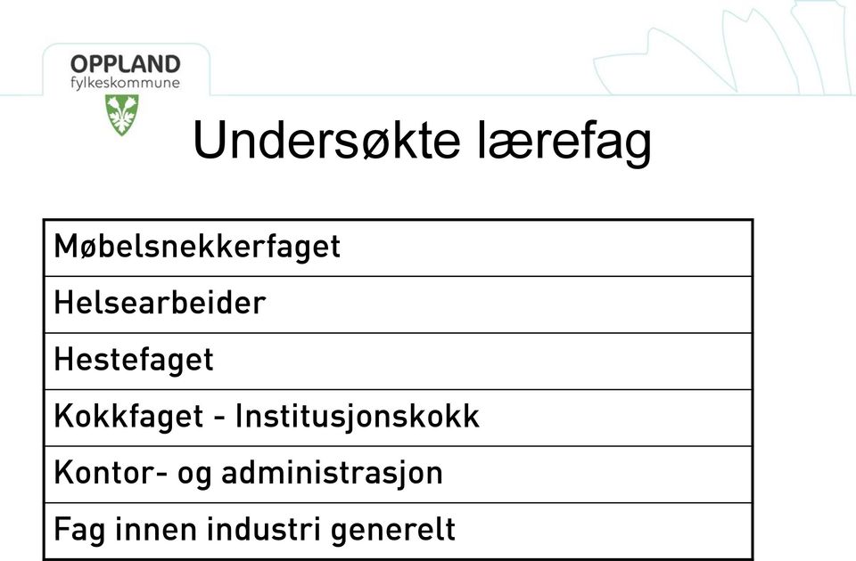 Hestefaget Kokkfaget -