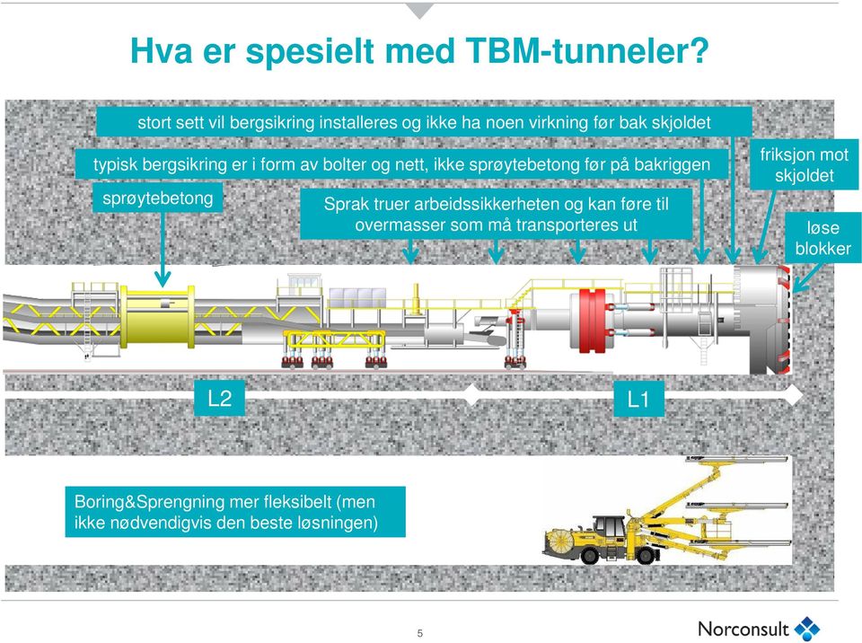 i form av bolter og nett, ikke sprøytebetong før på bakriggen sprøytebetong Sprak truer