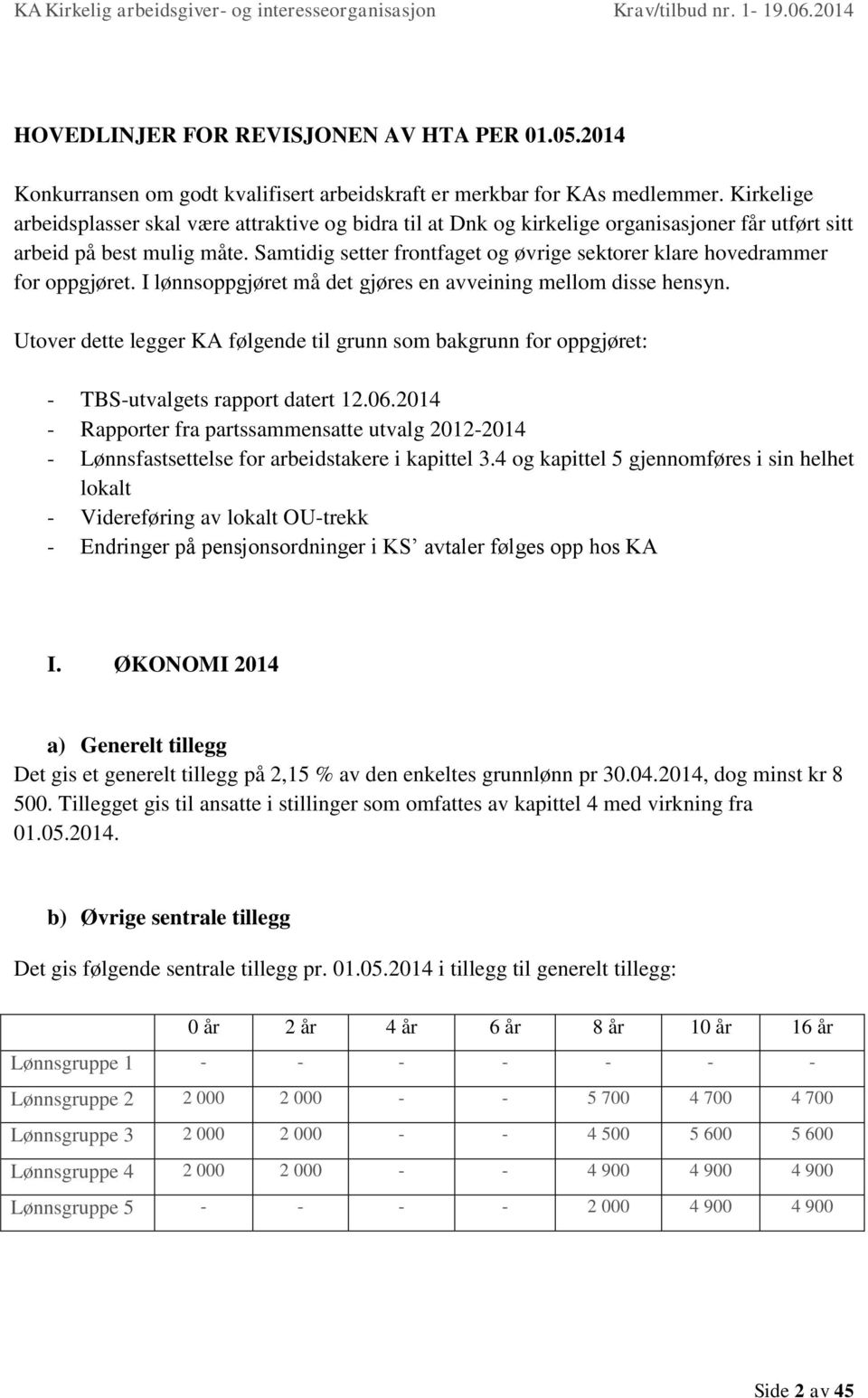 Samtidig setter frontfaget og øvrige sektorer klare hovedrammer for oppgjøret. I lønnsoppgjøret må det gjøres en avveining mellom disse hensyn.