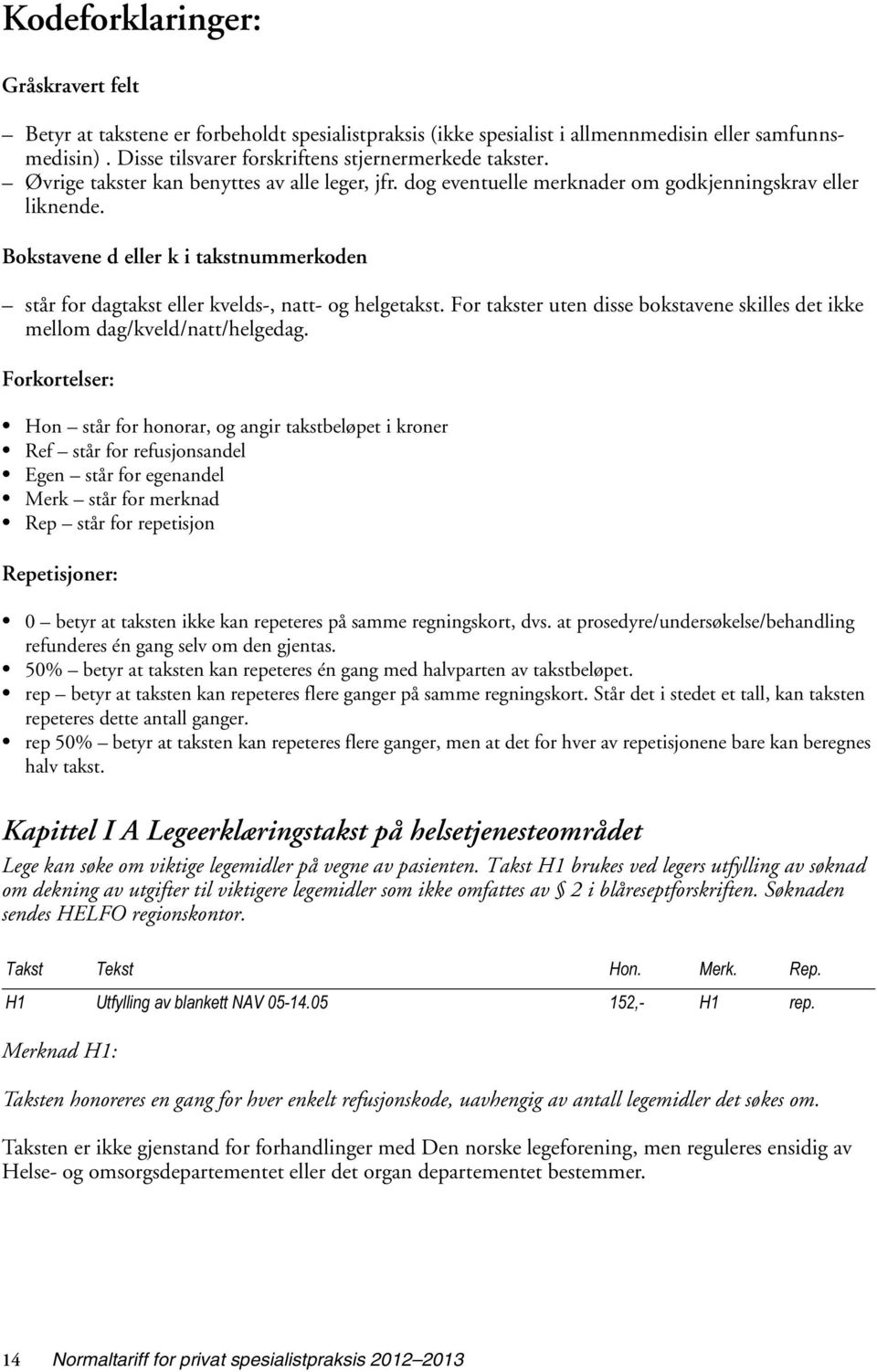 Bokstavene d eller k i takstnummerkoden står for dagtakst eller kvelds-, natt- og helgetakst. For takster uten disse bokstavene skilles det ikke mellom dag/kveld/natt/helgedag.