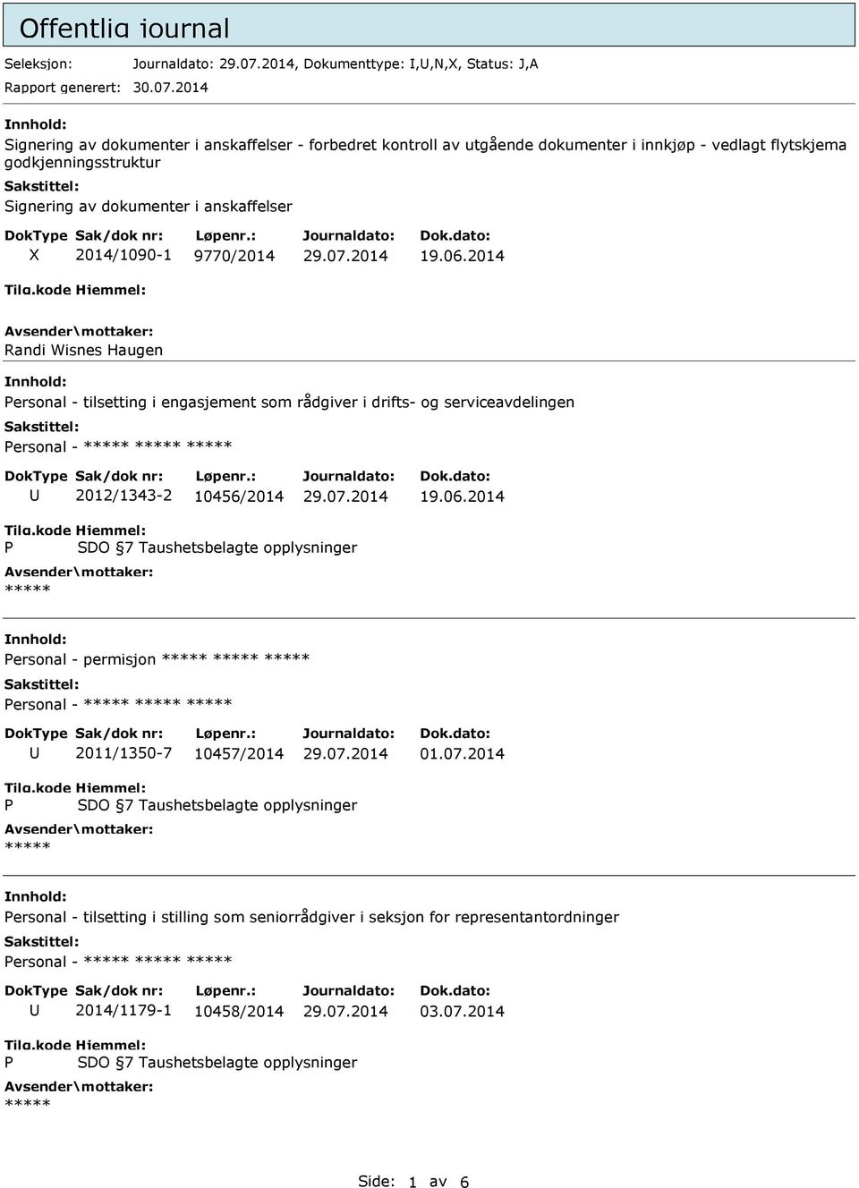 dokumenter i anskaffelser X 2014/1090-1 9770/2014 19.06.