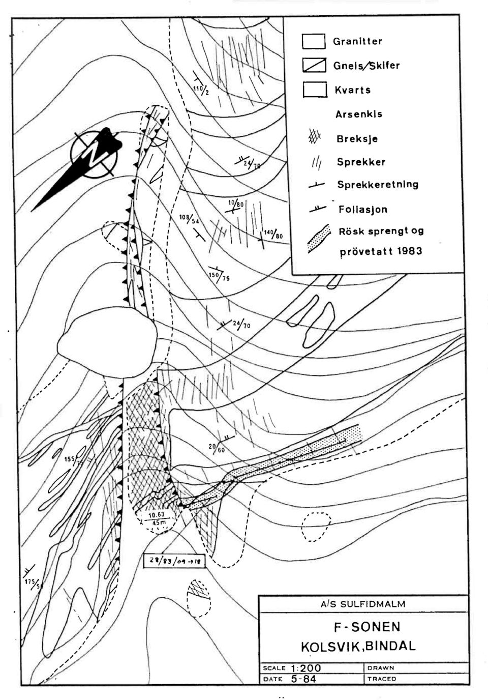 sprengt og prövetatt 1983 150 75 24/70 IL 20 60 rys SCALE