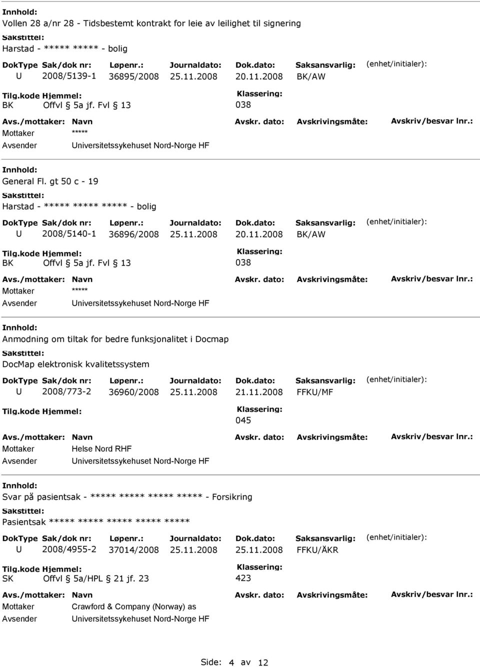 DocMap elektronisk kvalitetssystem 2008/773-2 36960/2008 21.11.