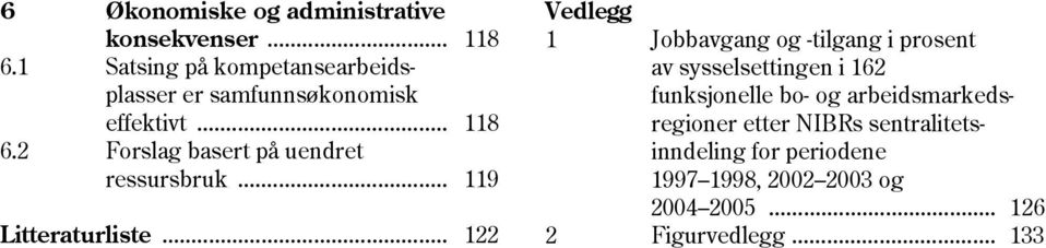 2 Forslag basert på uendret ressursbruk... 119 Litteraturliste.