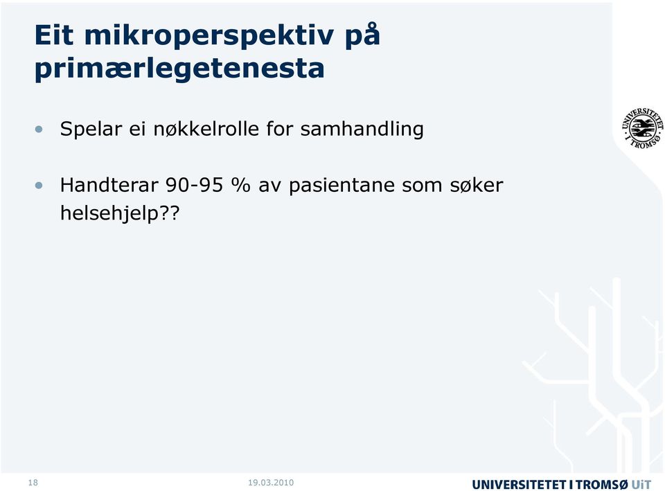 nøkkelrolle for samhandling