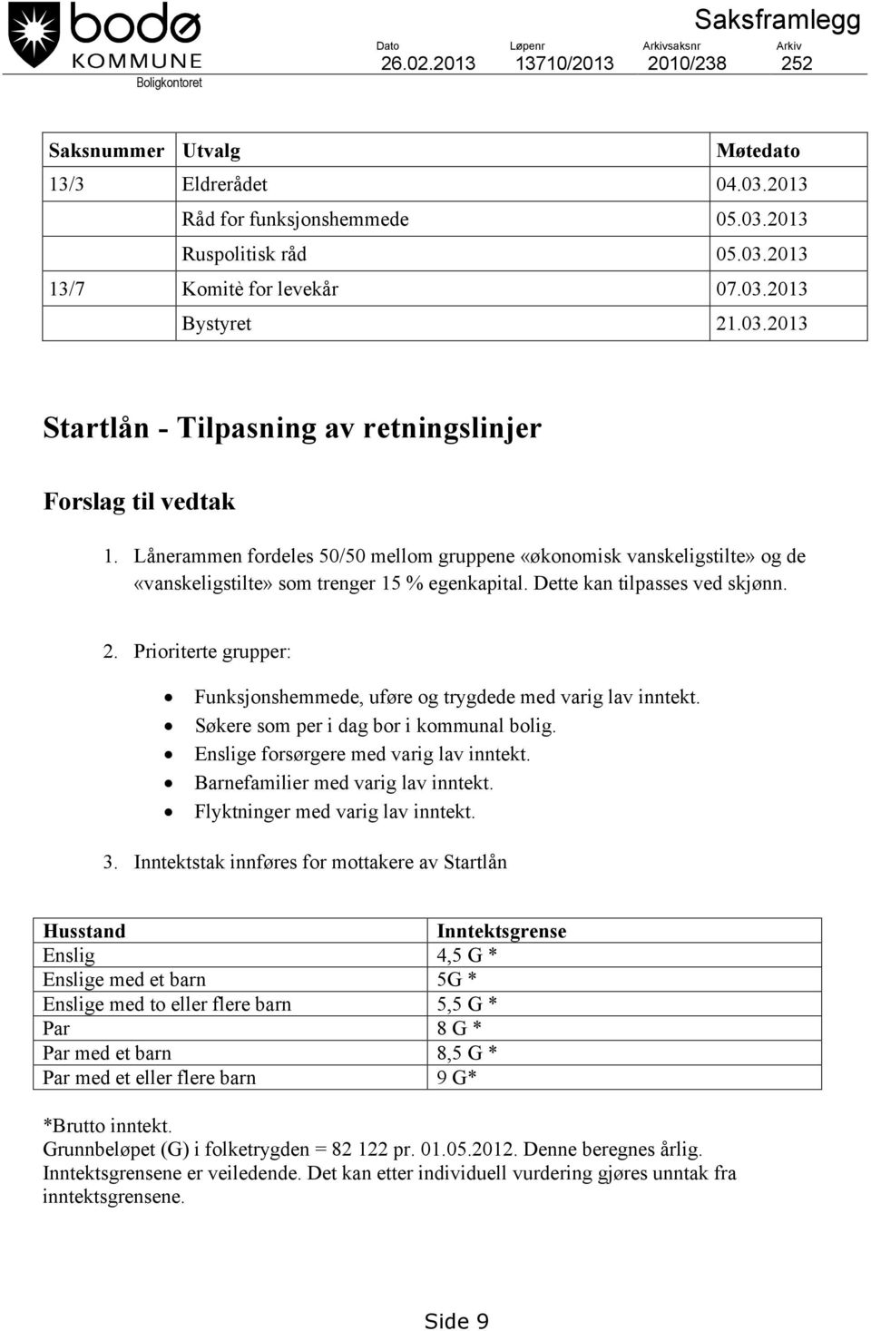 Lånerammen fordeles 50/50 mellom gruppene «økonomisk vanskeligstilte» og de «vanskeligstilte» som trenger 15 % egenkapital. Dette kan tilpasses ved skjønn. 2.