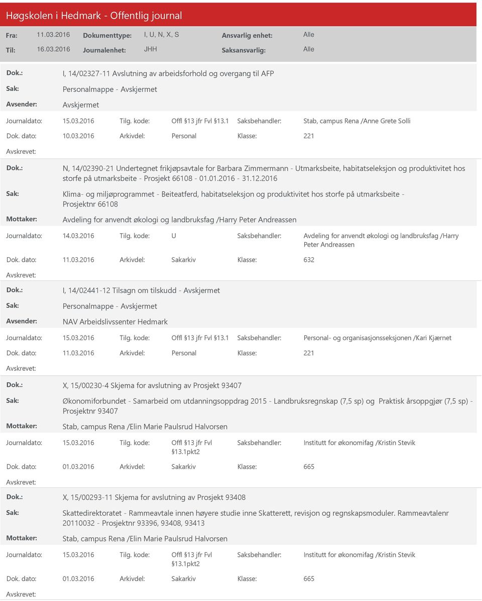 2016 Klima- og miljøprogrammet - Beiteatferd, habitatseleksjon og produktivitet hos storfe på utmarksbeite - Prosjektnr 66108 Avdeling for anvendt økologi og landbruksfag /Harry Peter Andreassen