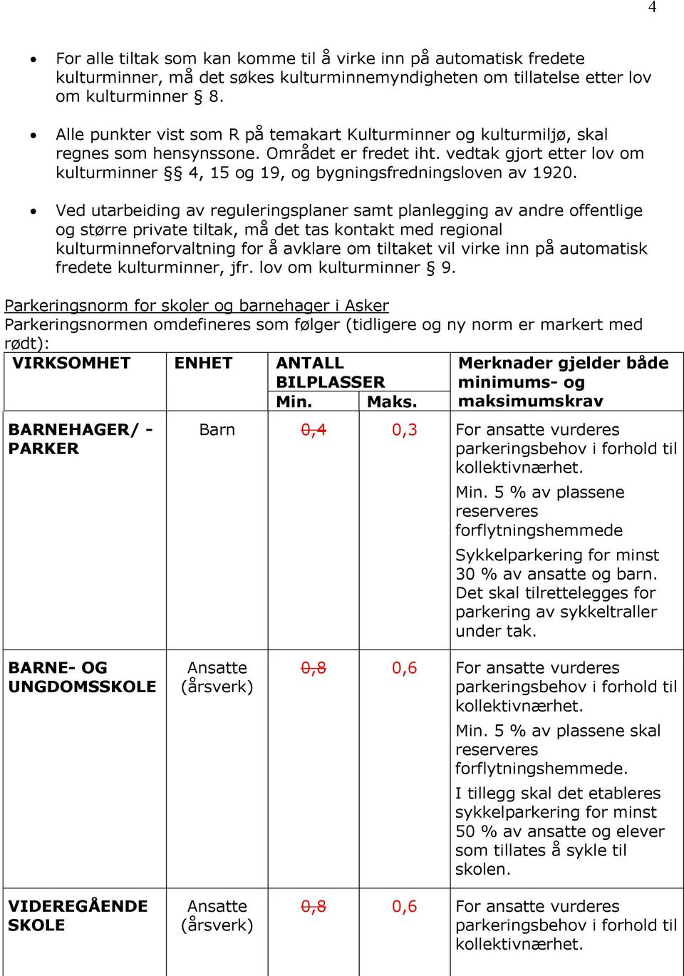 vedtak gjort etter lov om kulturminner 4, 15 og 19, og bygningsfredningsloven av 1920.