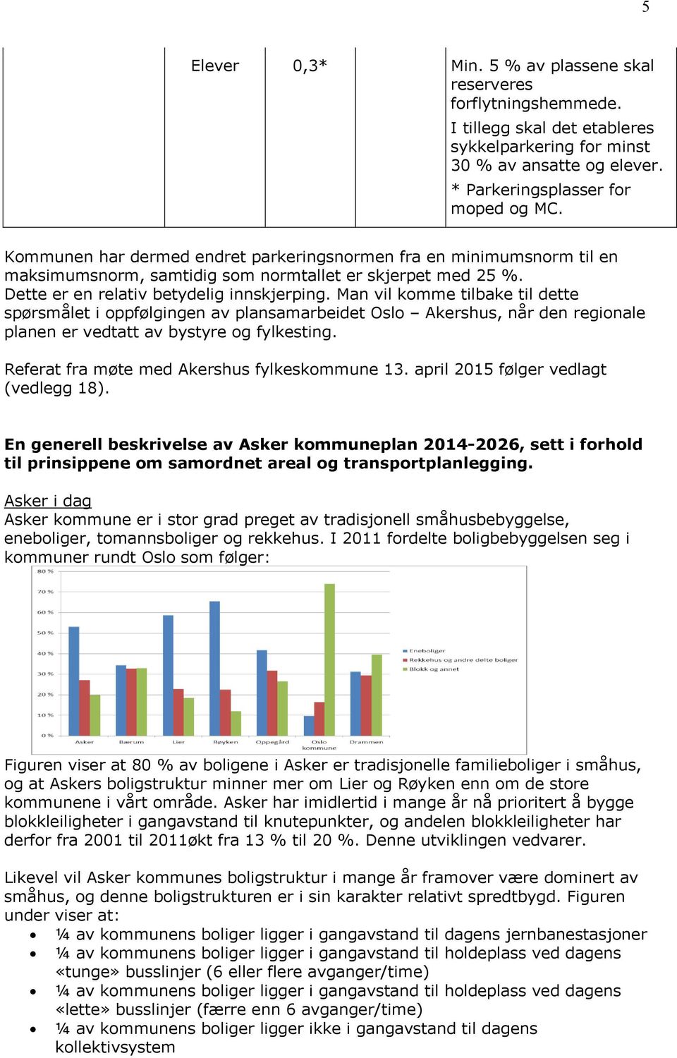 Man vil komme tilbake til dette spørsmålet i oppfølgingen av plansamarbeidet Oslo Akershus, når den regionale planen er vedtatt av bystyre og fylkesting.