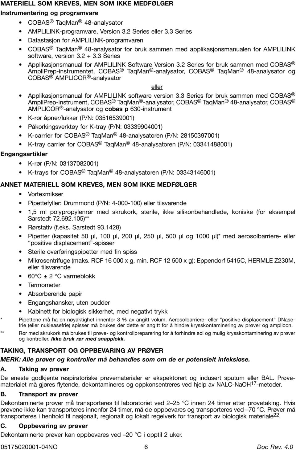 3 Series Applikasjonsmanual for AMPLILINK Software Version 3.