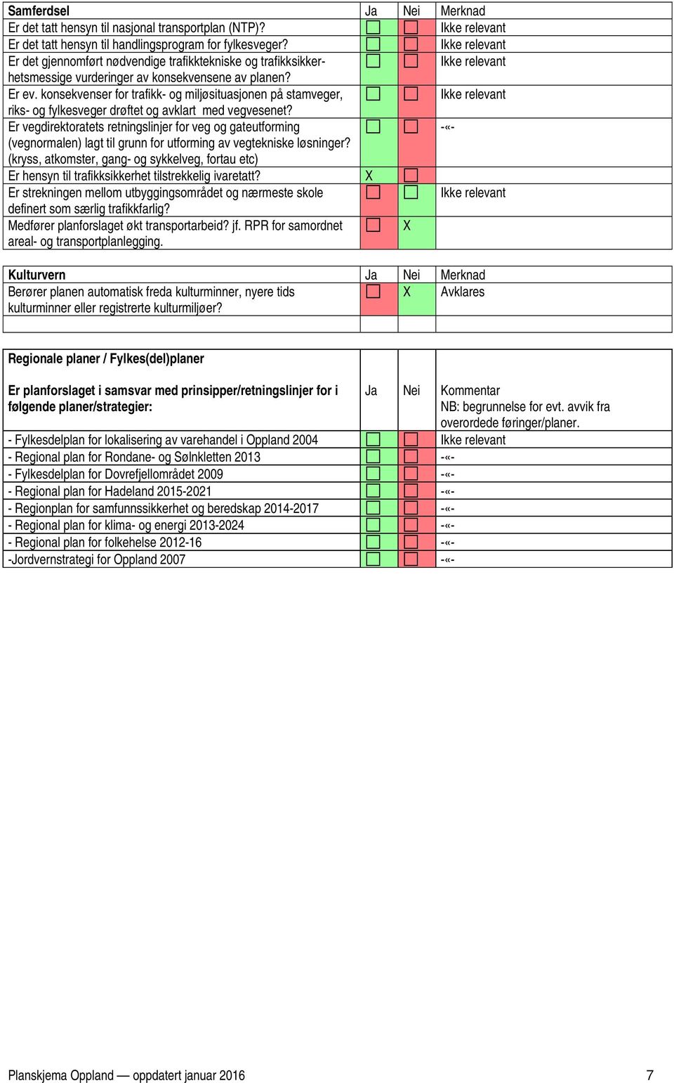 konsekvenser for trafikk og miljøsituasjonen på stamveger, riks og fylkesveger drøftet og avklart med vegvesenet?