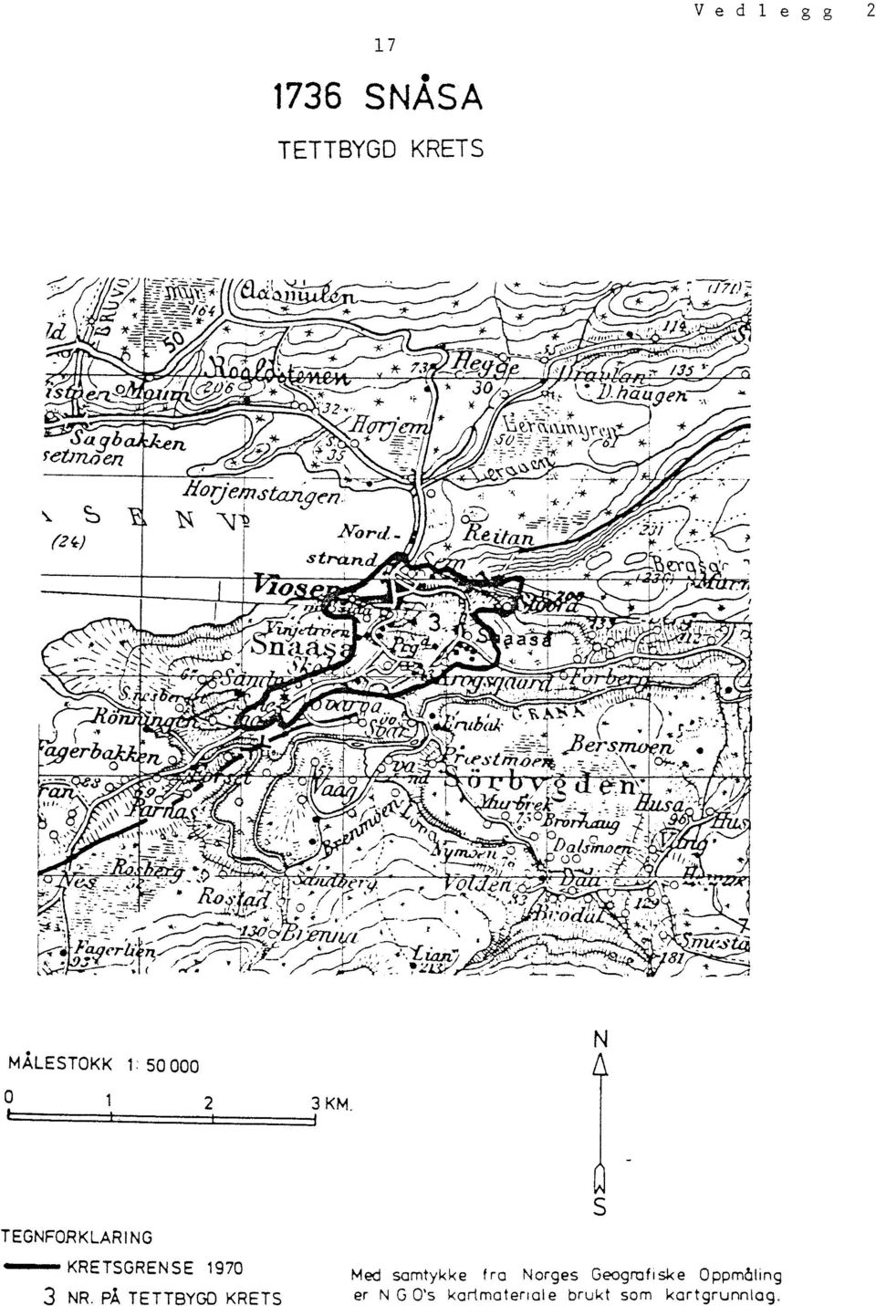 TEGNFÐRKLAR I NO e KRETSGRENSE 1970 Med samtykke fro