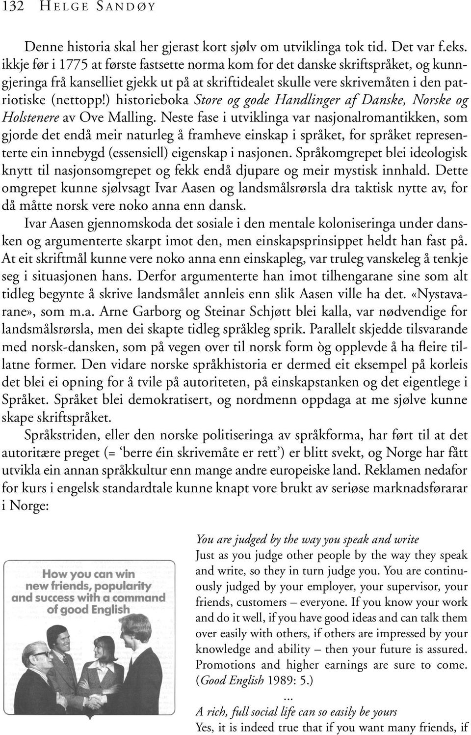 ) historieboka Store og gode Handlinger af Danske, Norske og Holstenere av Ove Malling.