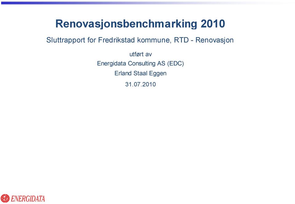 RTD - Renovasjon utført av Energidata