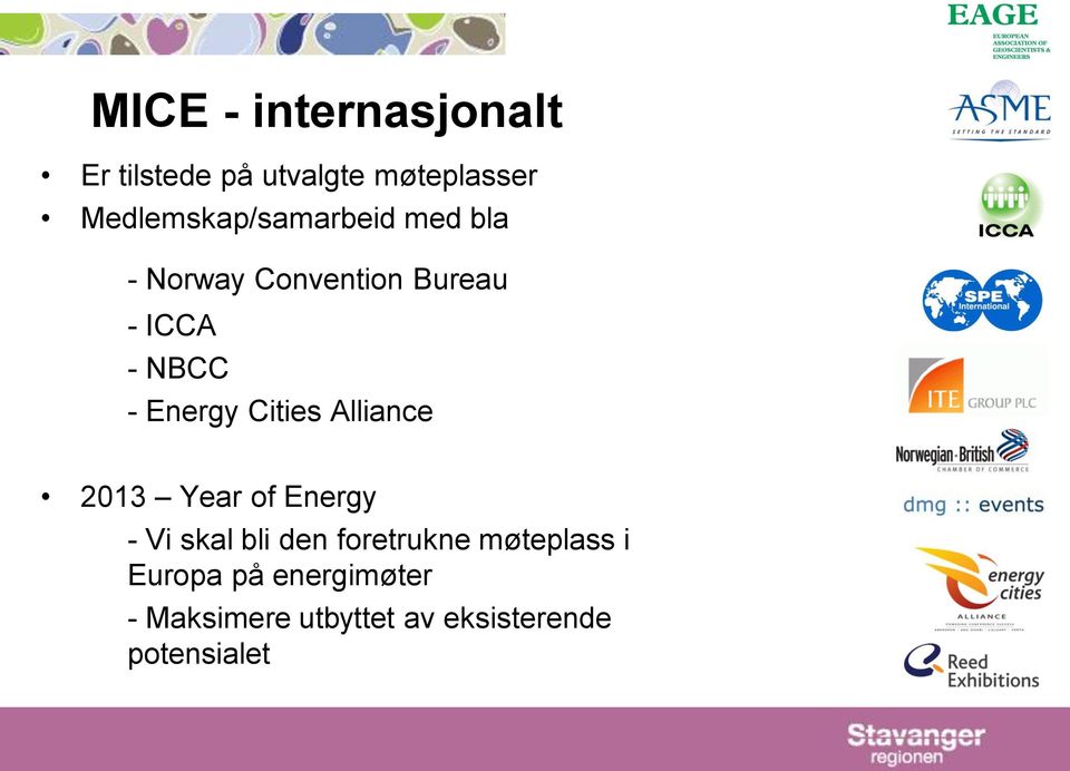 - Energy Cities Alliance 2013 Year of Energy - Vi skal bli den