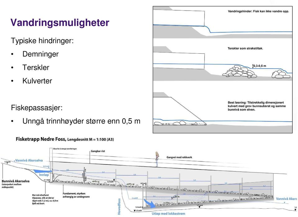 Terskler Kulverter