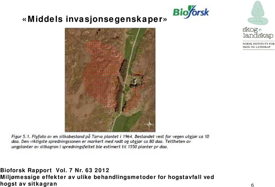 63 2012 Miljømessige effekter av ulike