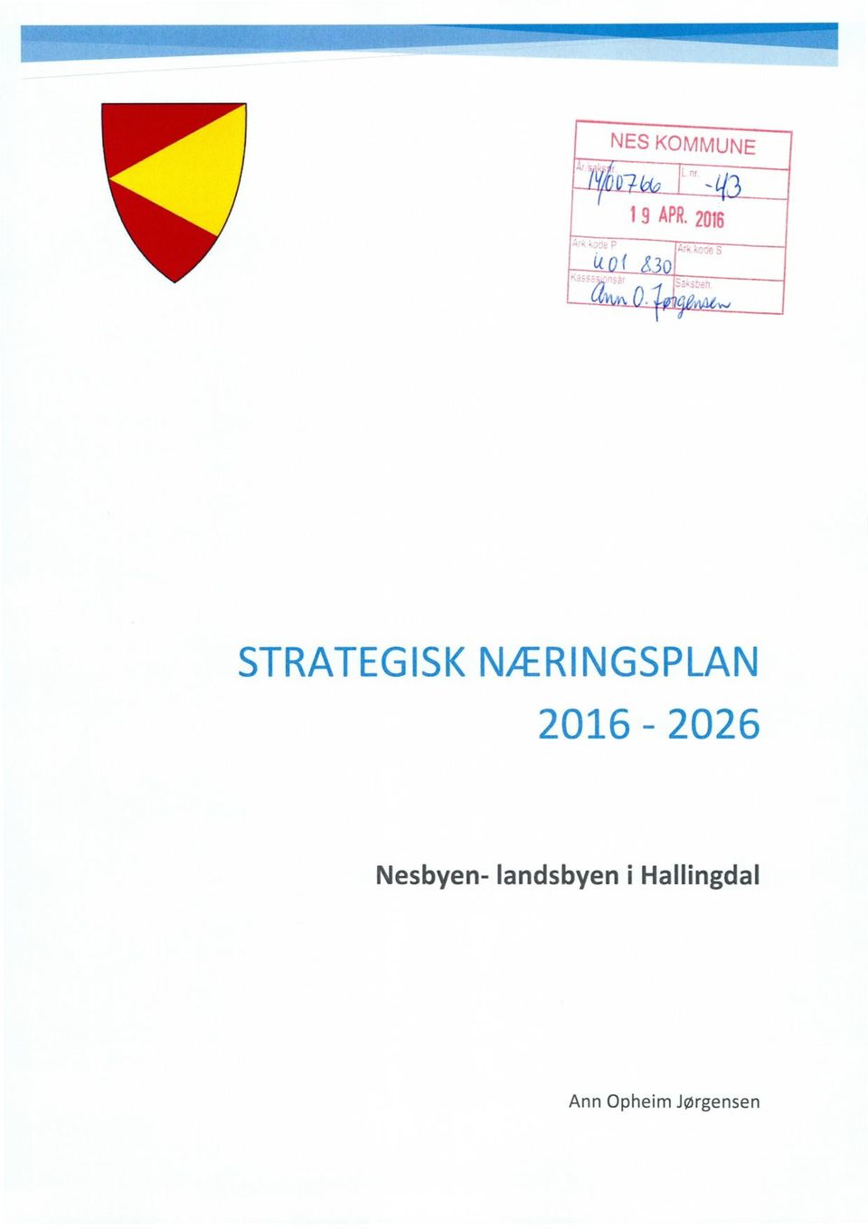 2016-2026 Nesbyen- landsbyen