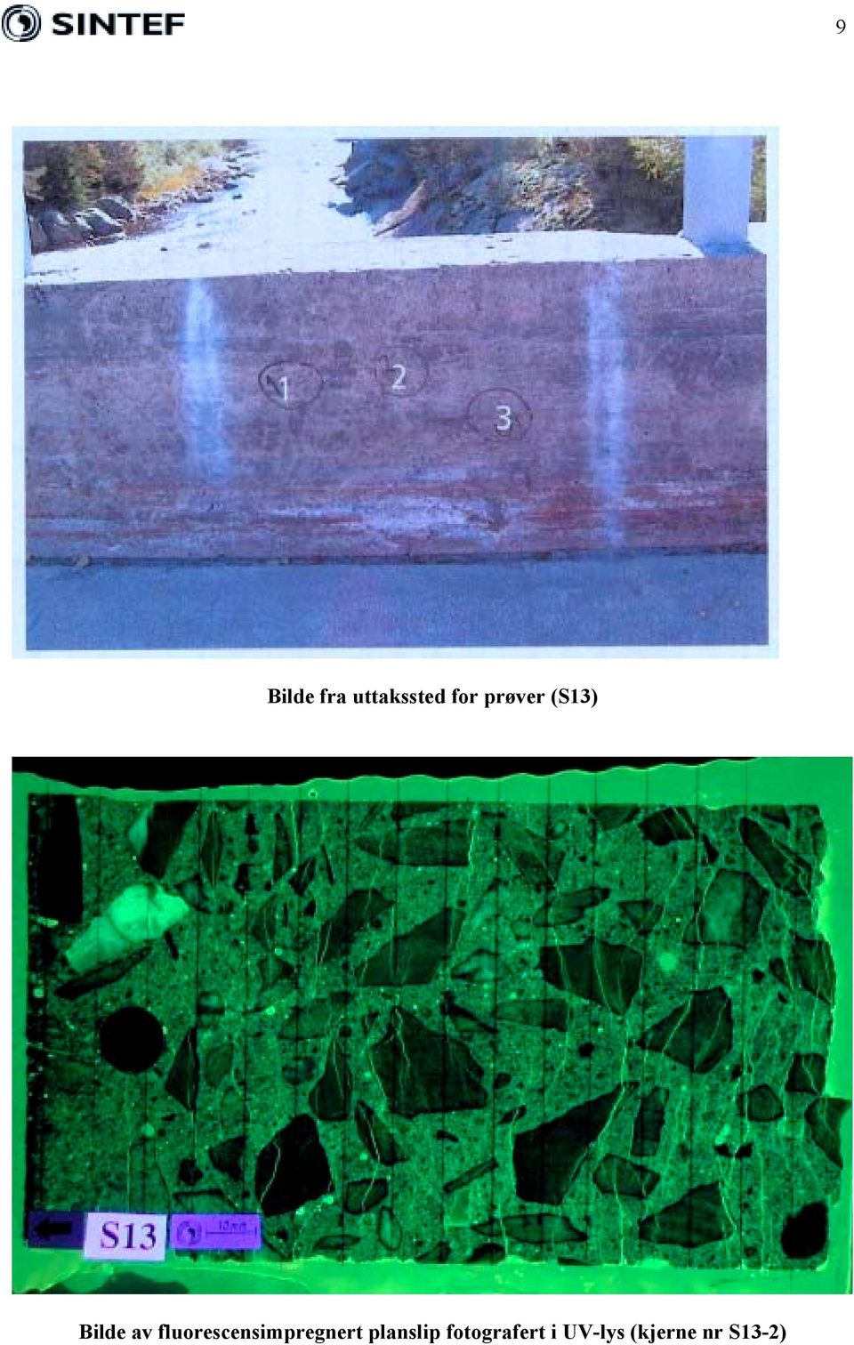 fluorescensimpregnert