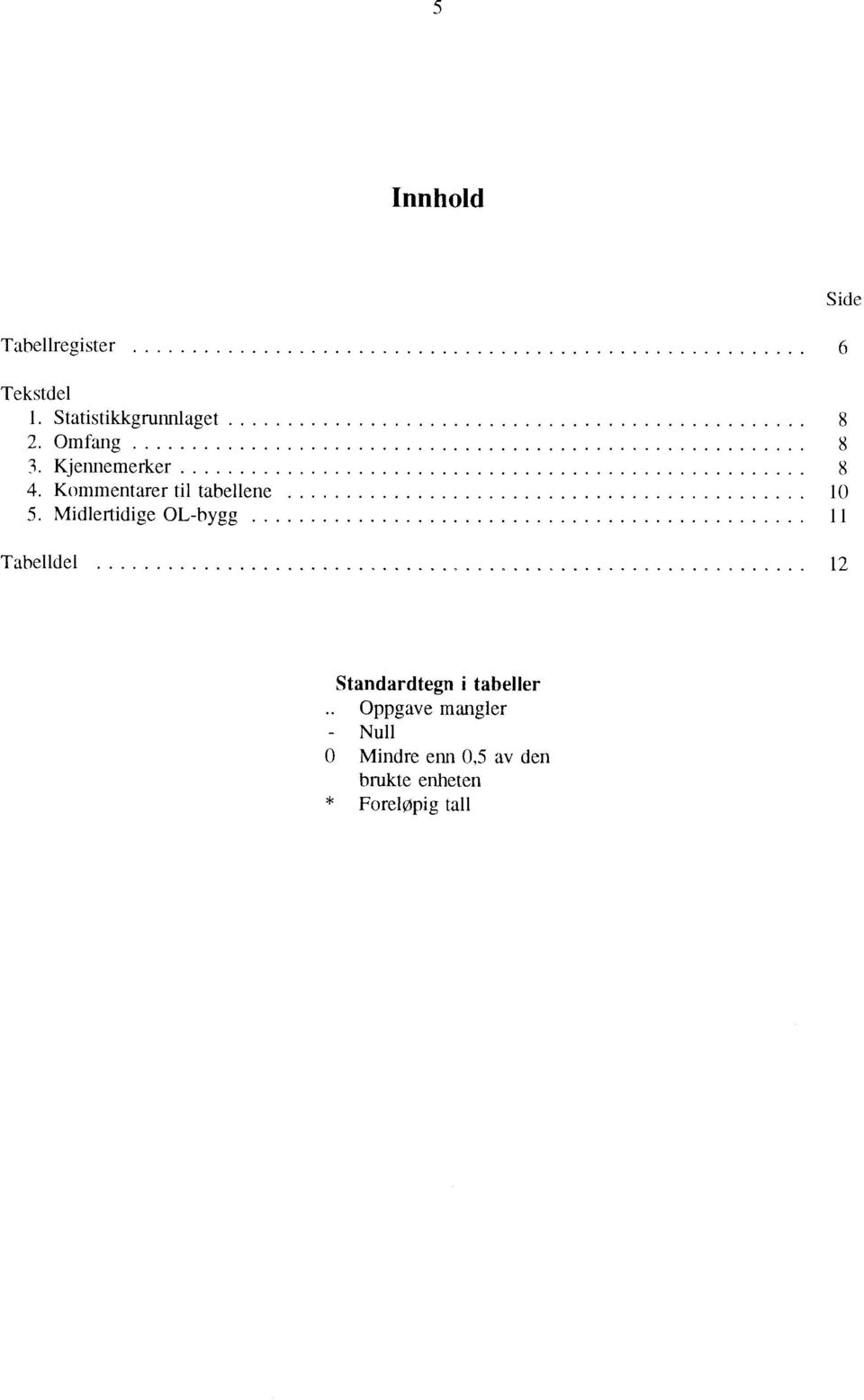 Midlertidige OL-bygg 1 1 Tabelldel...... 0.