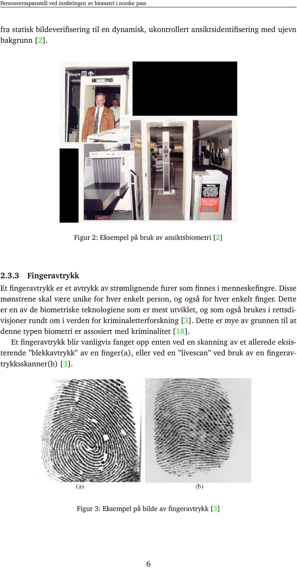 Dette er en av de biometriske teknologiene som er mest utviklet, og som også brukes i rettsdivisjoner rundt om i verden for kriminaletterforskning [3].