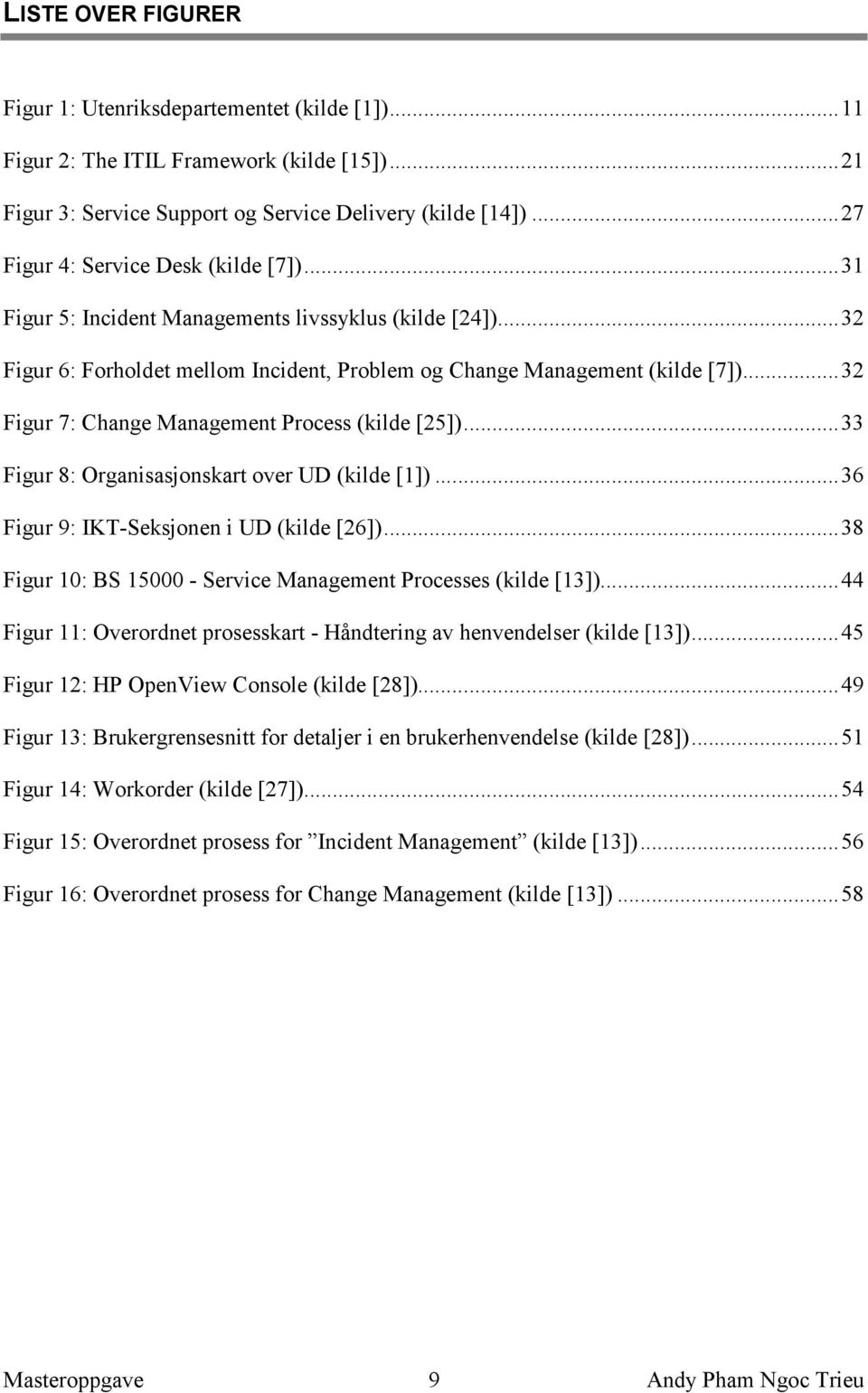 .. 32 Figur 7: Change Management Process (kilde [25])... 33 Figur 8: Organisasjonskart over UD (kilde [1])... 36 Figur 9: IKT-Seksjonen i UD (kilde [26]).