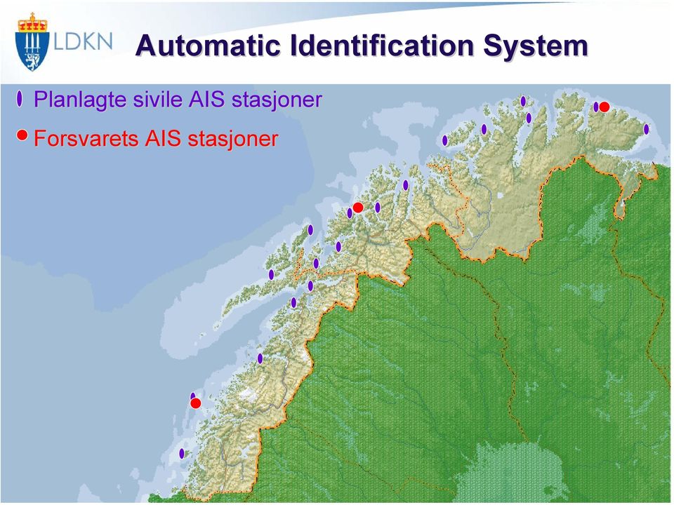 stasjoner Forsvarets AIS