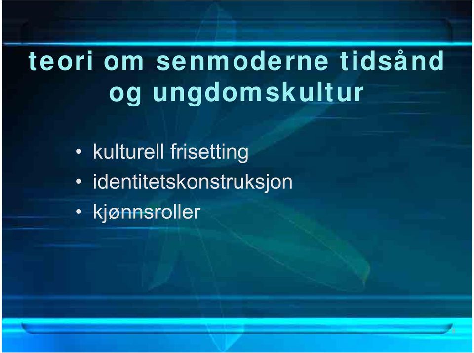 kulturell frisetting