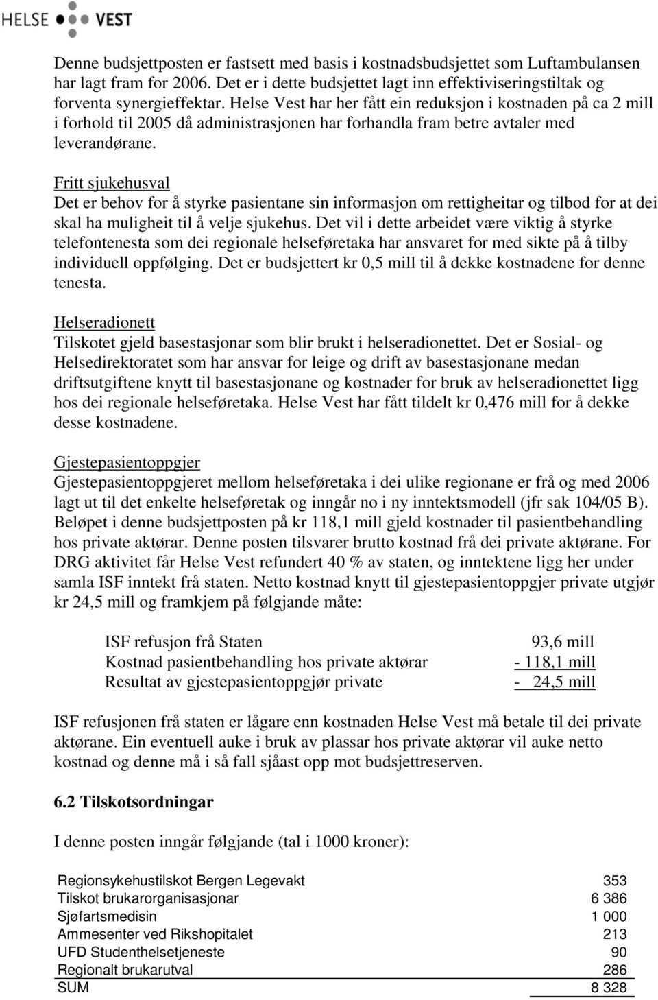 Fritt sjukehusval Det er behov for å styrke pasientane sin informasjon om rettigheitar og tilbod for at dei skal ha muligheit til å velje sjukehus.