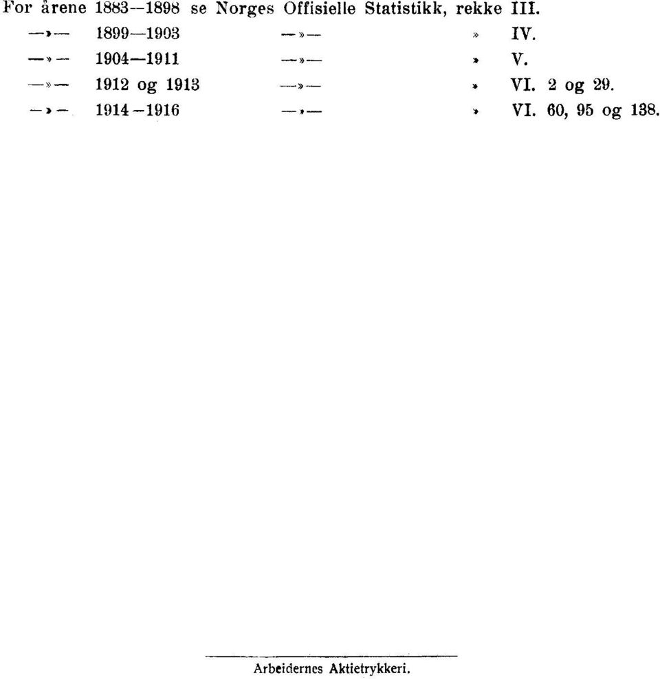 » 1904-1911 V.» 1912 og 1913 VI. 2 og 29.