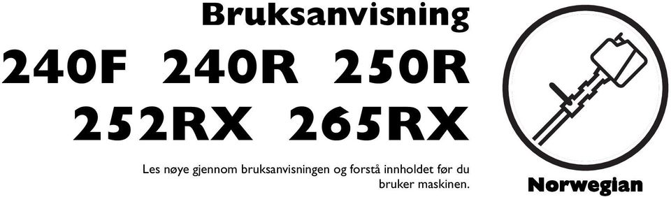 bruksanvisningen og forstå