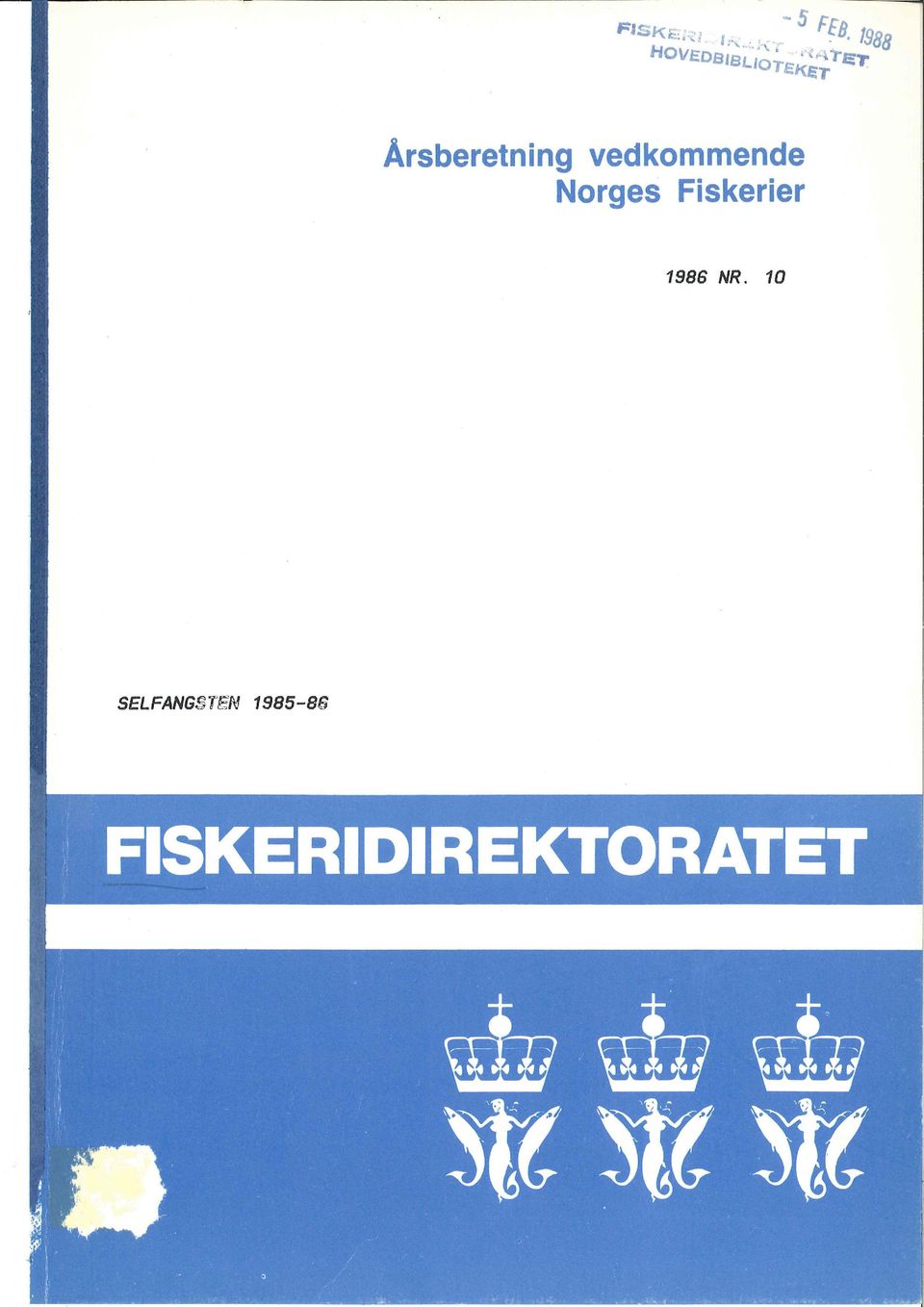 Fiskerier 1986 NR.