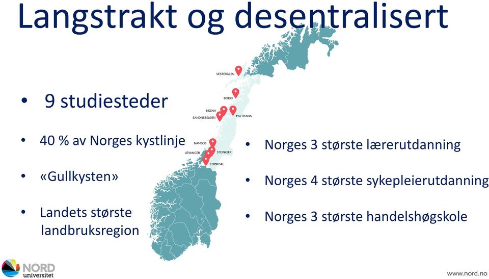 landbruksregion Norges 3 største lærerutdanning