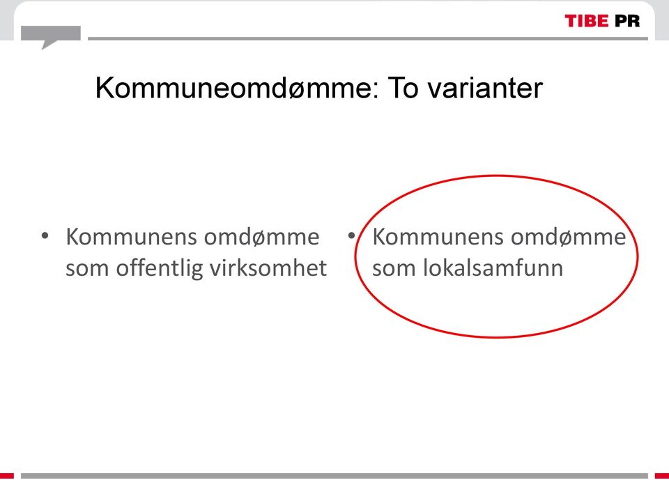 omdømme som offentlig