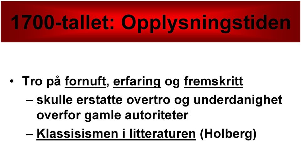 erstatte overtro og underdanighet overfor