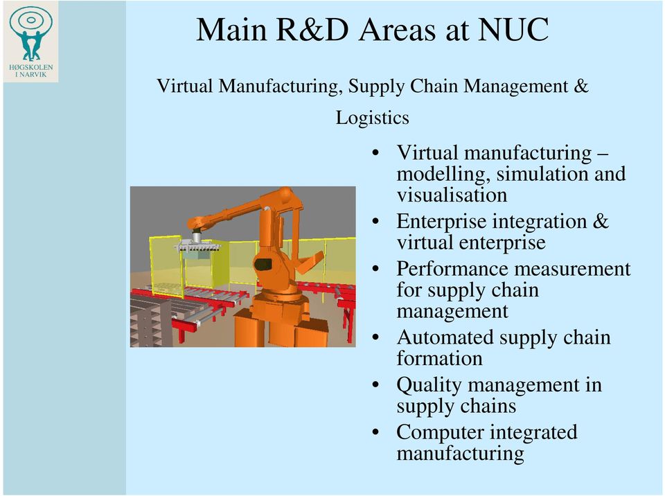 & virtual enterprise Performance measurement for supply chain management Automated