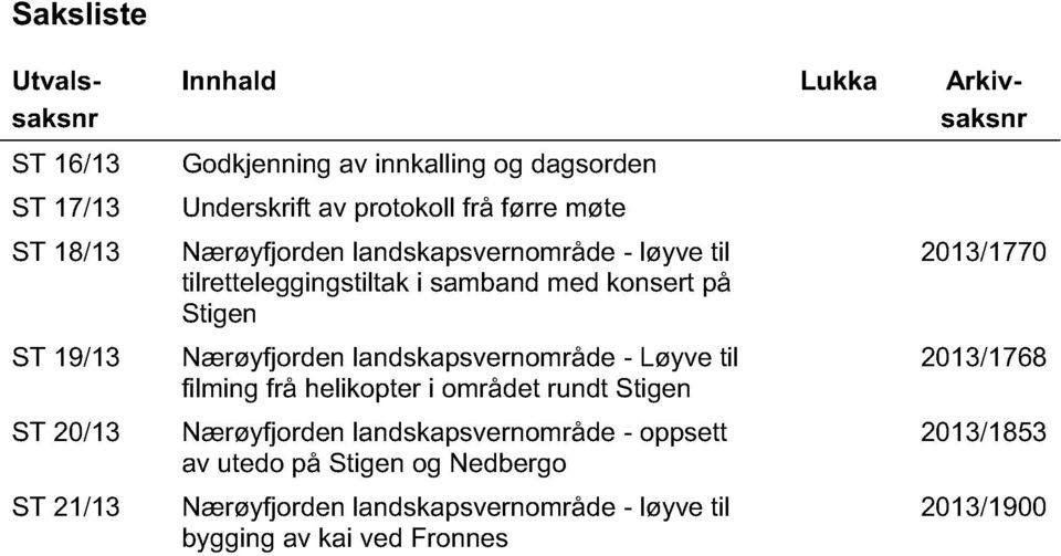 på Stigen Nærøyfjorden landskapsvernområde - Løyve til filming frå helikopter i området rundt Stigen Nærøyfjorden landskapsvernområde -