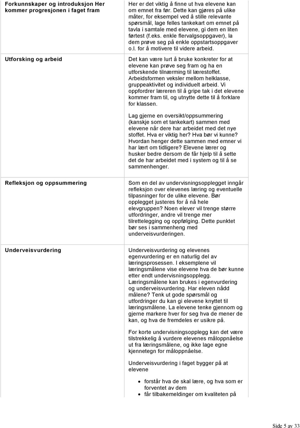 l. for å motivere til videre arbeid. Det kan være lurt å bruke konkreter for at elevene kan prøve seg fram og ha en utforskende tilnærming til lærestoffet.