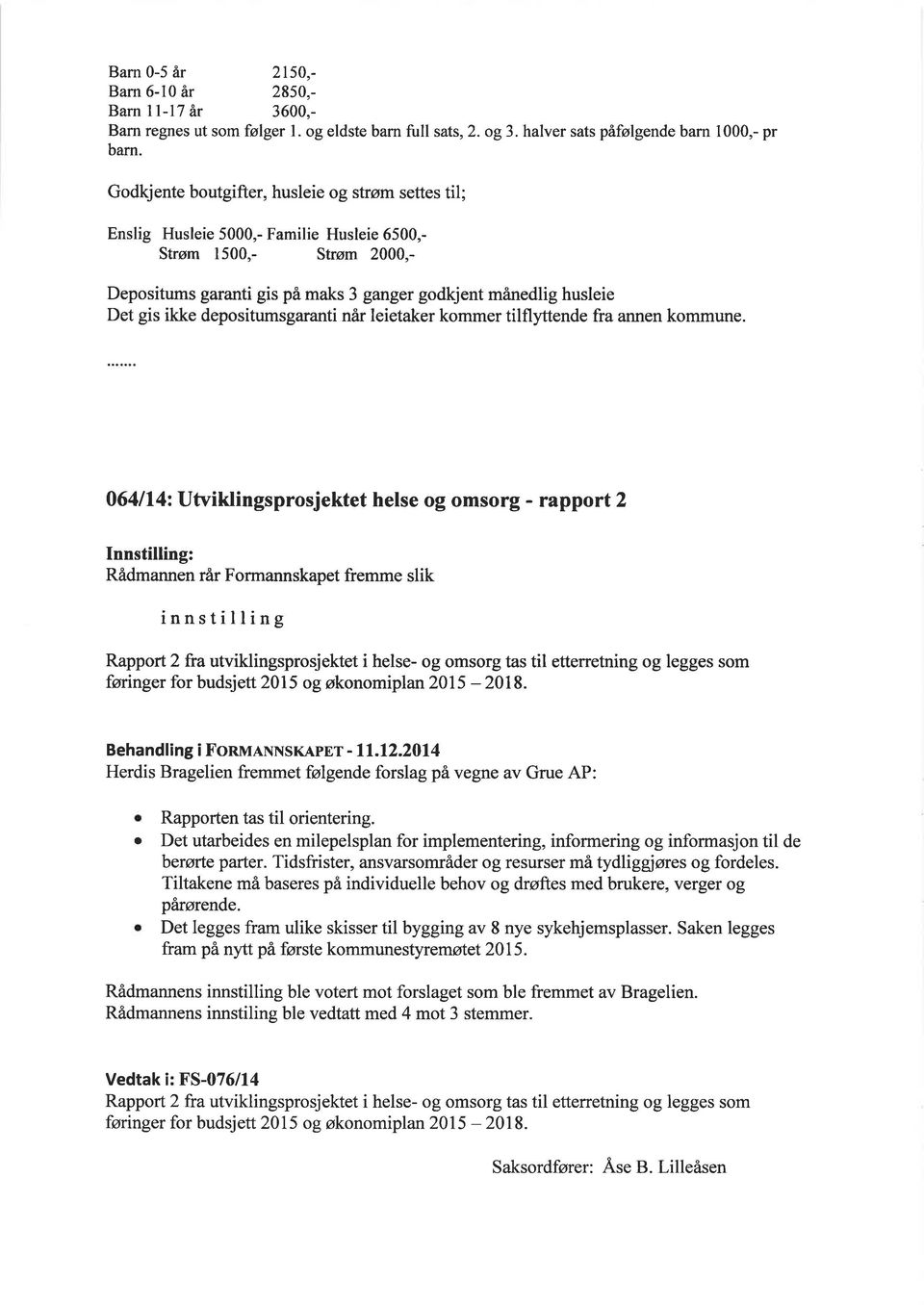 ikke depositumsgaranti når leietaker kommer tilflyttende fra annen kommune.