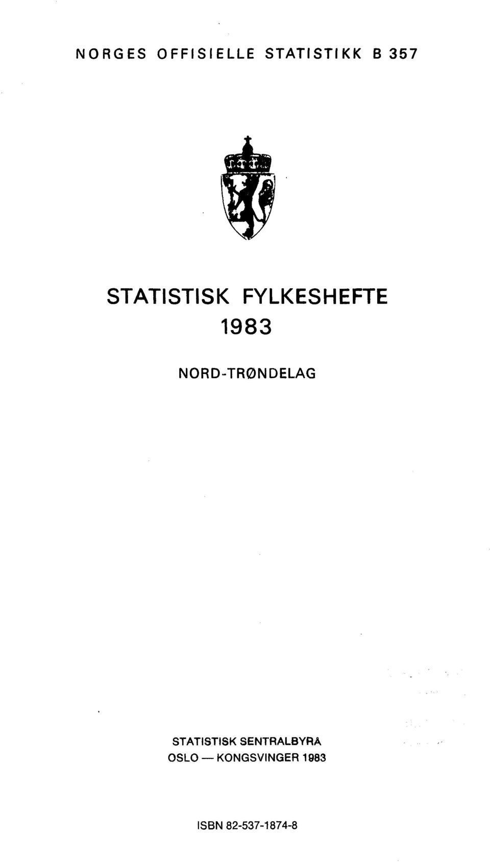 NORDTRØNDELAG STATISTISK