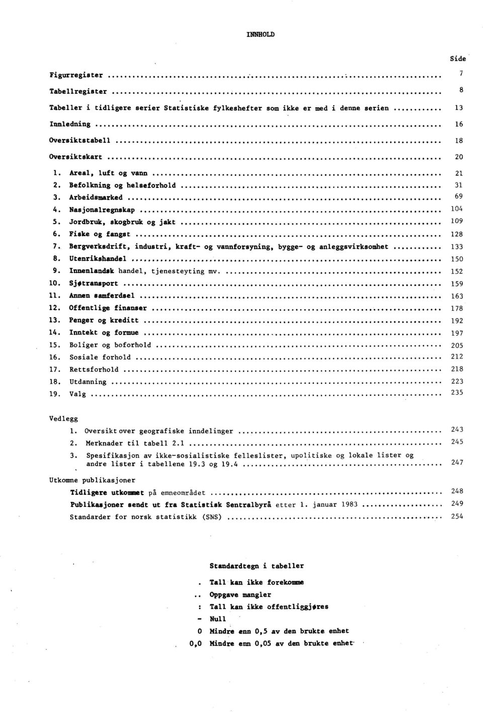 Bergverksdrift, industri, kraft og vannforsyning, bygge og anleggsvirksomhet 133 8. Utenrikshandel 150 9. Innenlandsk handel, tjenesteyting my 152 10. SjOtransport 159 11. Annen samferdsel 163 12.