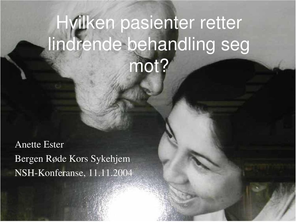 Anette Ester Bergen Røde Kors