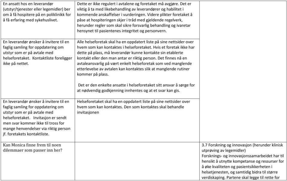 Dette er ikke regulert i avtalene og foretaket må avgjøre. Det er viktig å ta med likebehandling av leverandører og habilitet i kommende anskaffelser i vurderingen.