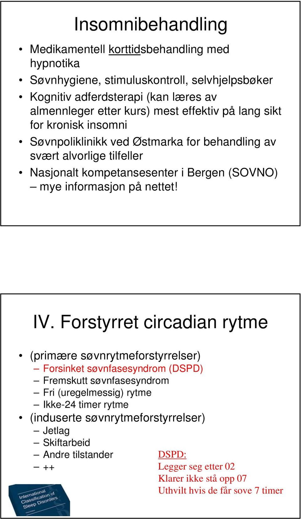 mye informasjon på nettet! IV.