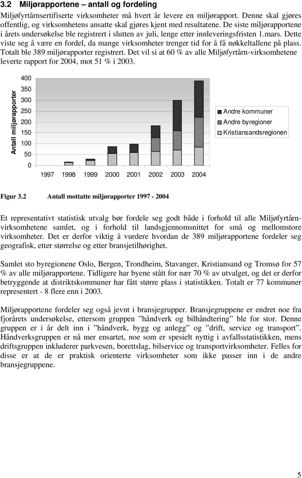 De siste miljørapportene i årets undersøkelse ble registrert i slutten av juli, lenge etter innleveringsfristen 1.mars.