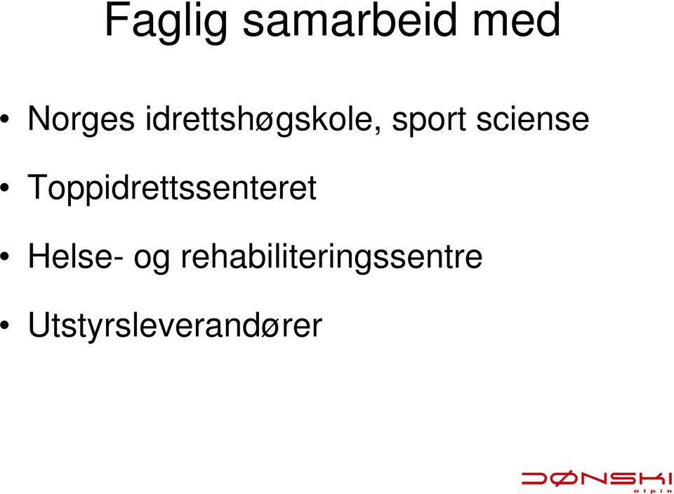 Toppidrettssenteret Helse- og