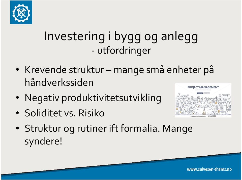 håndverkssiden Negativ produktivitetsutvikling