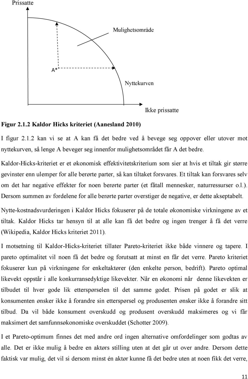 Kaldor-Hicks-kriteriet er et økonomisk effektivitetskriterium som sier at hvis et tiltak gir større gevinster enn ulemper for alle berørte parter, så kan tiltaket forsvares.