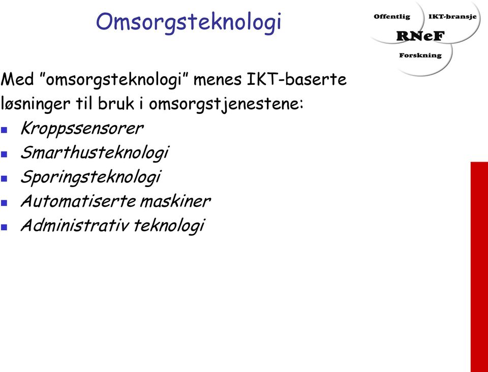 omsorgstjenestene: Kroppssensorer