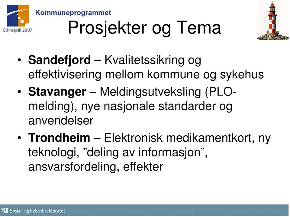 nye nasjonale standarder og anvendelser Trondheim Elektronisk